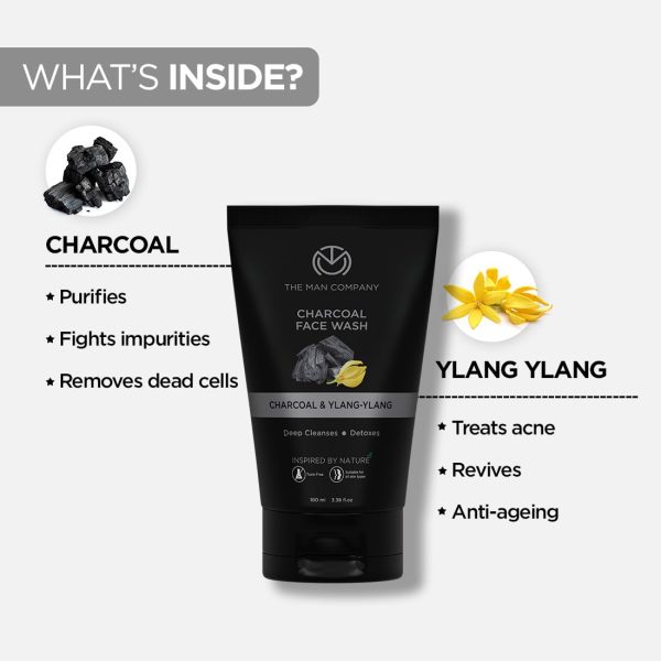 The Man Company Charcoal Face Wash (Buy 1 Get 1 Free) - Image 4