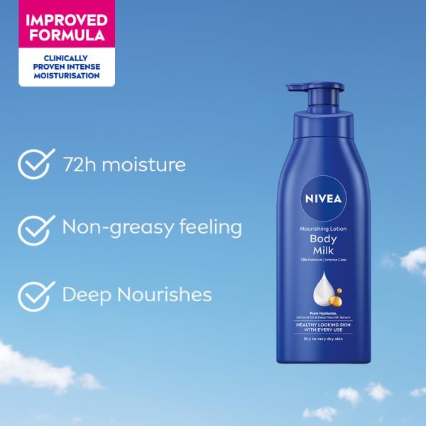 NIVEA Nourishing Body Milk 600ml Body Lotion - Image 2