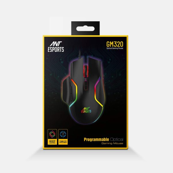 Ant Esports GM320 RGB Optical Wired Gaming Mouse - Image 2