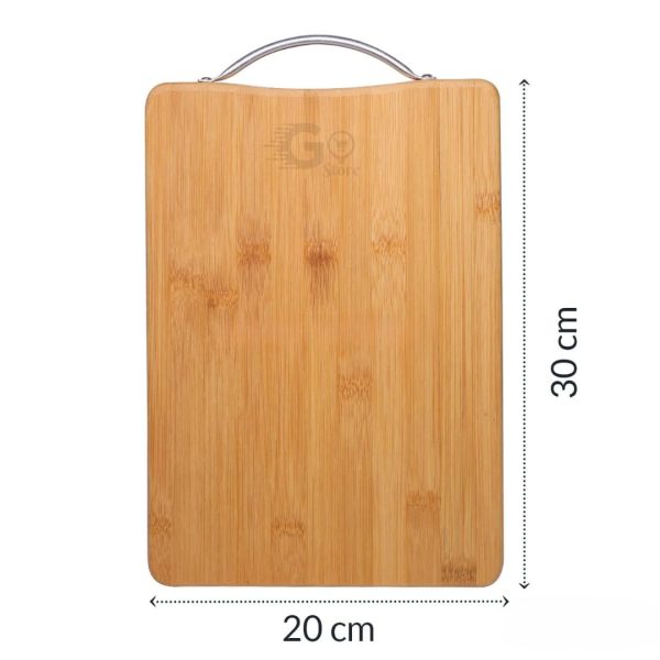 Go Store Large Non-Slip Wooden Bamboo Cutting Board - Image 3