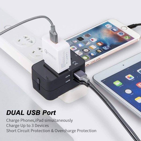 rts Universal Travel Adapter, International All in One - Image 2