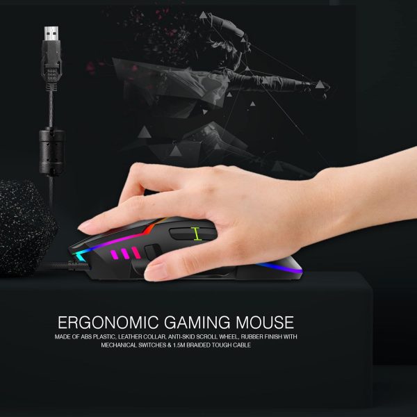Ant Esports GM320 RGB Optical Wired Gaming Mouse - Image 3