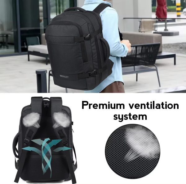 Wesley Luxur 45 Ltrs Overnighter Expandable Travel Laptop Backpack - Image 3