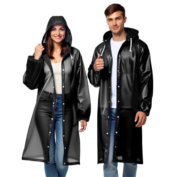 Robustt Unisex Raincoat With Hood