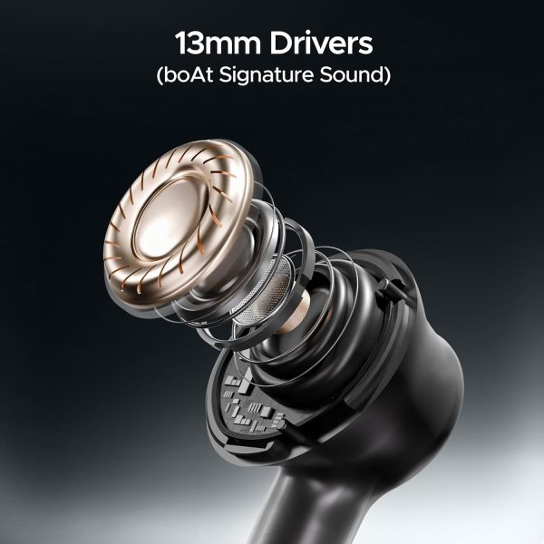 boAt Airdopes 141 Pro Buds, 13mm Drivers, Metallic Finish - Image 3