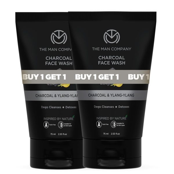 The Man Company Charcoal Face Wash (Buy 1 Get 1 Free)